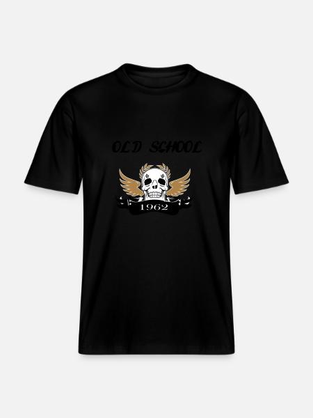 Old school1962 - RELAXED FIT Unisex Organic T-Shirt - black