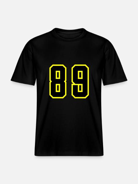 89 Number Leotard - RELAXED FIT Unisex Organic T-Shirt - black
