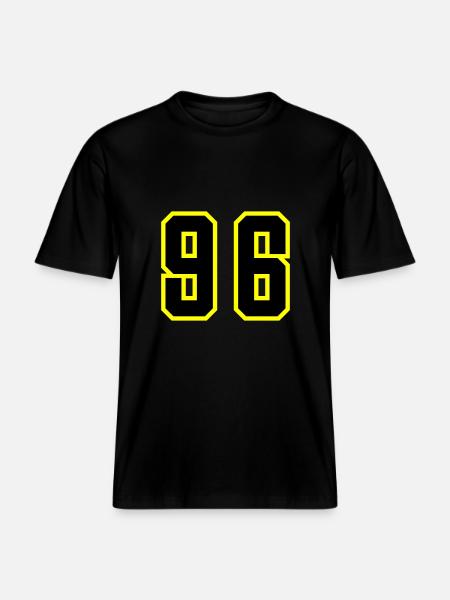 96 Number Leotard -  RELAXED FIT Unisex Organic T-Shirt - black