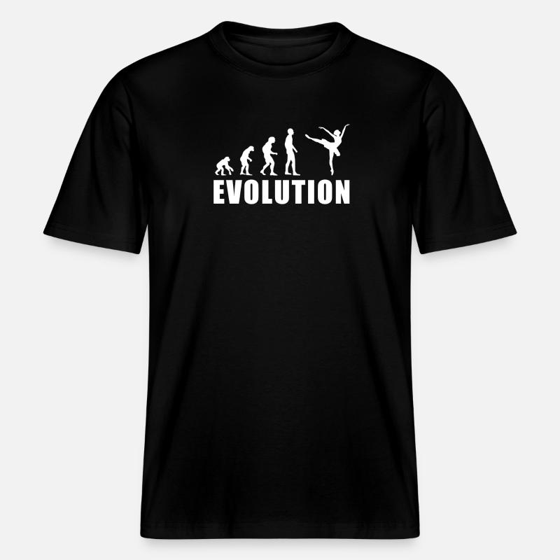 EVOLUTION BALLETT Balletttänzerin Geschenk - RELAXED FIT Unisex Organic T-Shirt - Schwarz