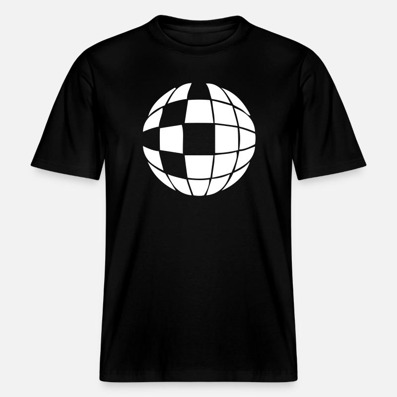 Boule disco boule disco -  T-shirt unisexe RELAXED FIT en coton bio - noir