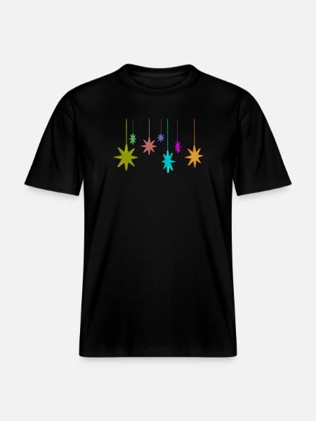 christmas - RELAXED FIT Unisex Organic T-Shirt - black