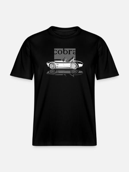 shelby cobra v8 muscle auto Logo Illustration icon -  RELAXED FIT Unisex Organic T-Shirt - Schwarz