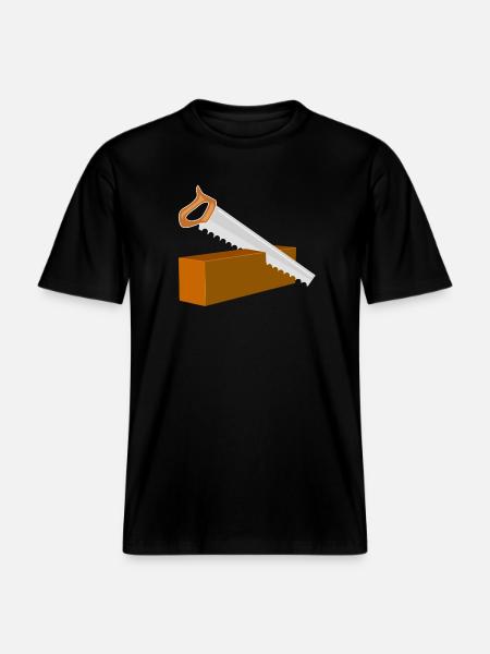 Saw Carpenter -  RELAXED FIT Unisex Organic T-Shirt - black