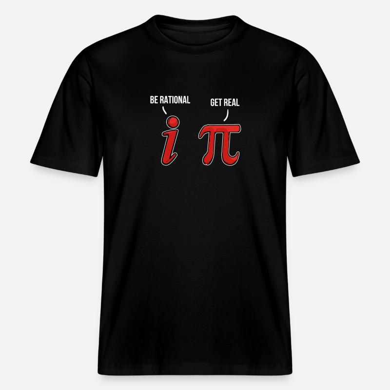 Pi Day Math Pi 3.14 -  T-shirt unisexe RELAXED FIT en coton bio - noir
