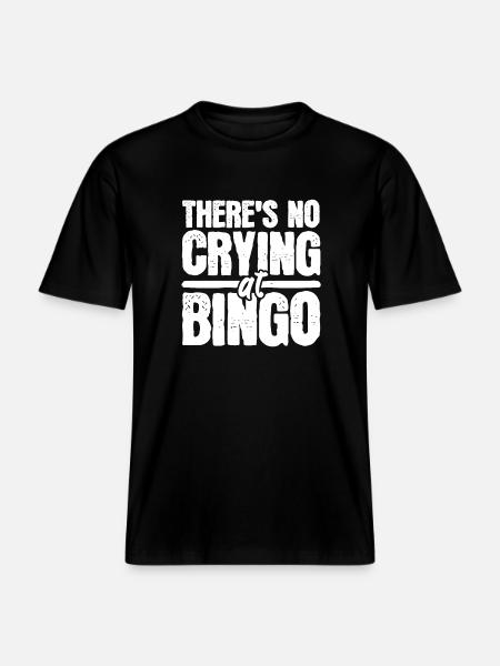 Bingo Bingo Joueurs Bingo Appels -  T-shirt unisexe RELAXED FIT en coton bio - noir