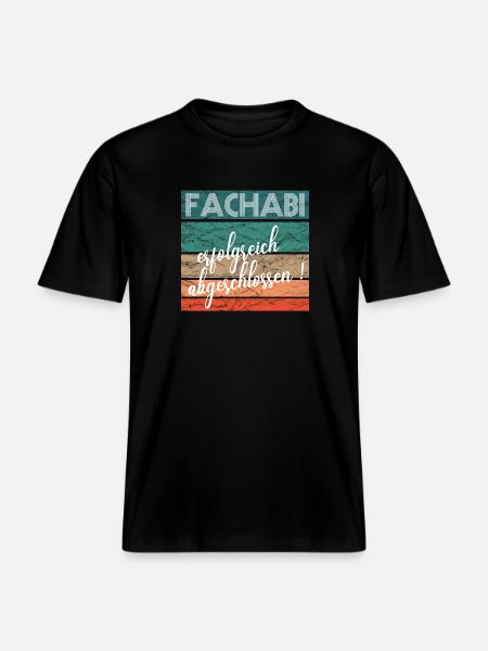 Fachabitur Fachabi Schulabschluss Geschenk - RELAXED FIT Unisex Organic T-Shirt - Schwarz