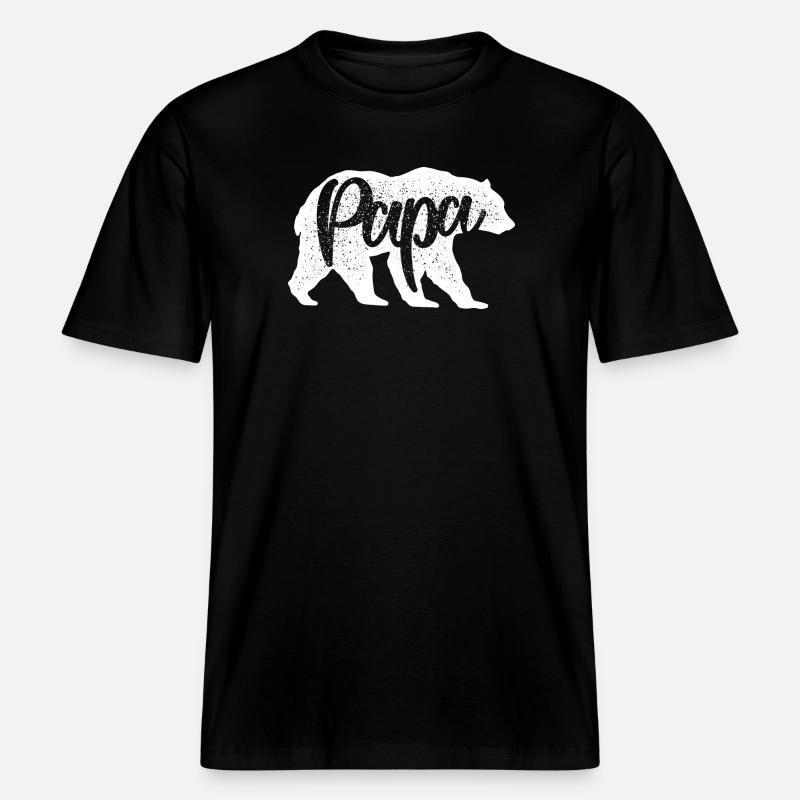 Wildcat Script Monochrom -  RELAXED FIT Unisex Organic T-Shirt - Schwarz