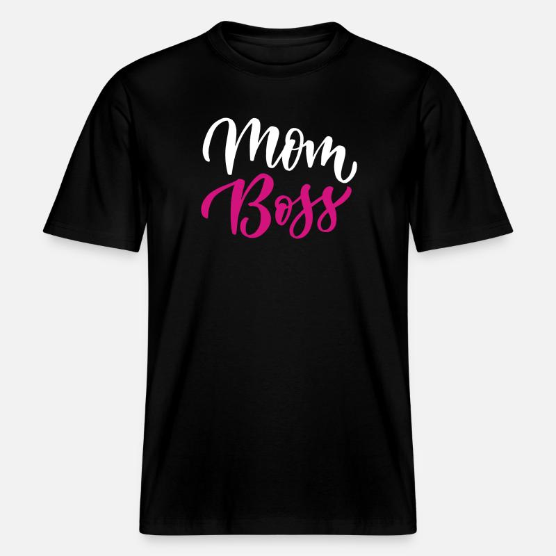 Mama Bos.s -  RELAXED FIT Unisex Organic T-Shirt - Schwarz