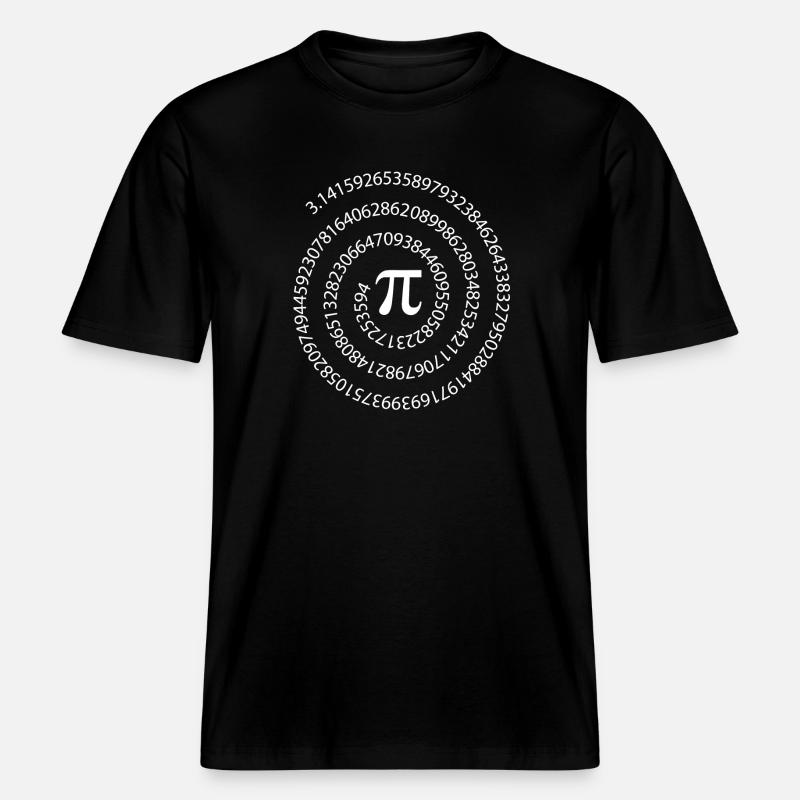 mathématiques, maths, équation, infini -  T-shirt unisexe RELAXED FIT en coton bio - noir