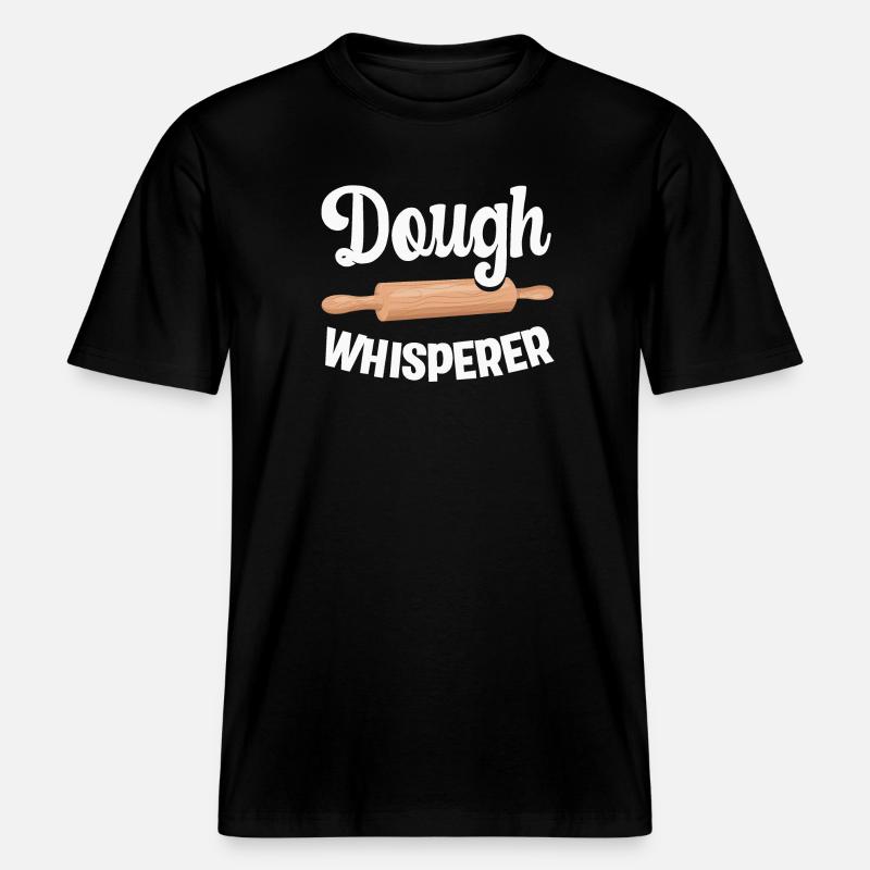 Backen Bäcker Bäckerin -  RELAXED FIT Unisex Organic T-Shirt - Schwarz