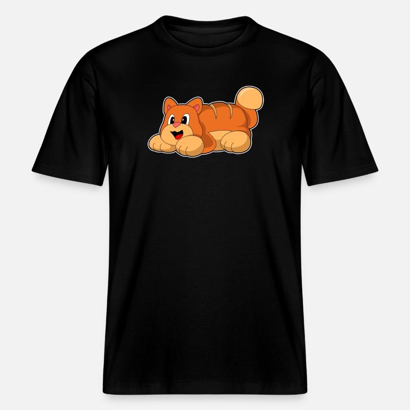 Pain Chat Baker - T-shirt unisexe RELAXED FIT en coton bio - noir