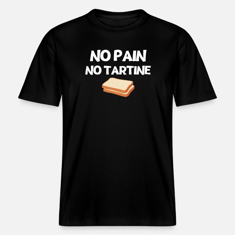 Bäcker, Bäcker, Bäcker -  RELAXED FIT Unisex Organic T-Shirt - Schwarz