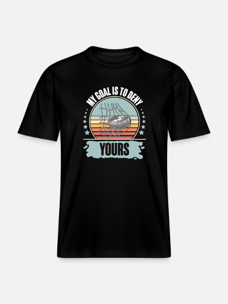 Eishockey  -  RELAXED FIT Unisex Organic T-Shirt - black