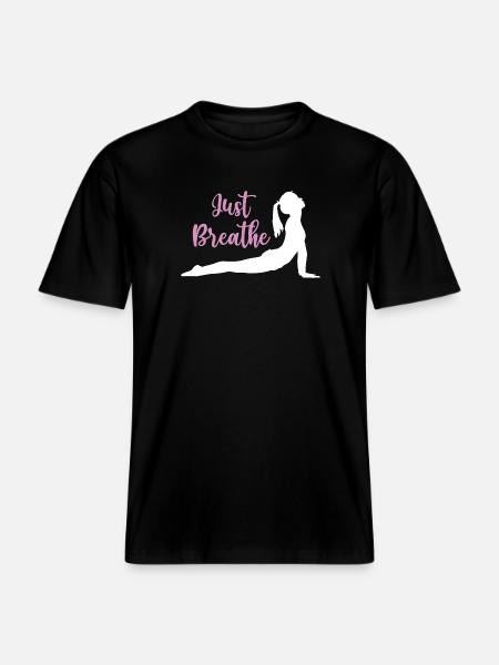 Yoga Geschenkidee - Namaste - RELAXED FIT Unisex Organic T-Shirt - Schwarz
