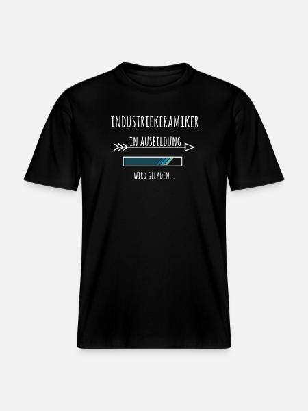 Industriekeramiker Ausbildung Beruf Geschenk - RELAXED FIT Unisex Organic T-Shirt - Schwarz