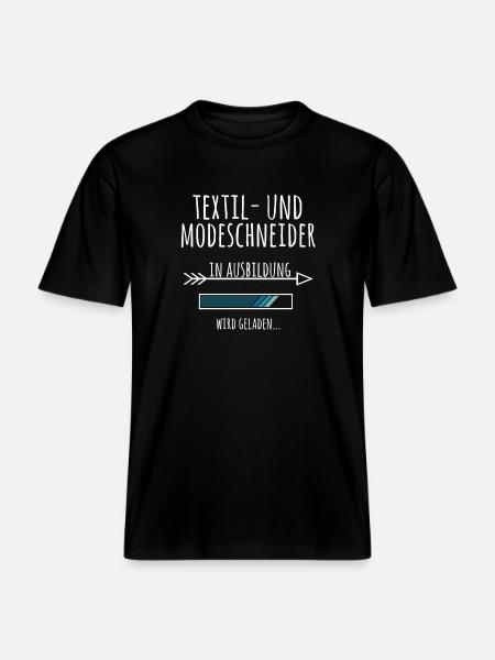 Textil und Modeschneider Ausbildung Beruf Geschenk -  RELAXED FIT Unisex Organic T-Shirt - Schwarz