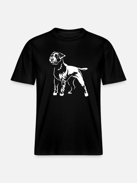Parson Russell Terrier "BlackEdition" -  RELAXED FIT Unisex Organic T-Shirt - black