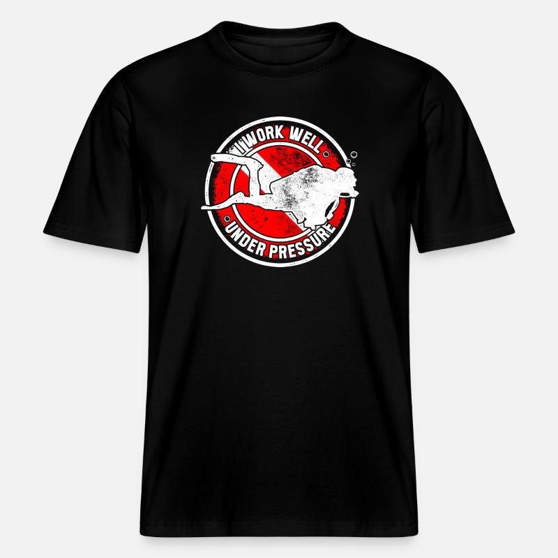 Cocarde de taureau sous pression - T-shirt unisexe RELAXED FIT en coton bio - noir