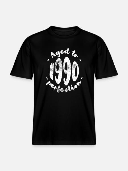 Nostalgic 1990s Perfection -  RELAXED FIT Unisex Organic T-Shirt - black