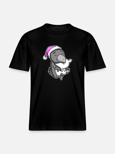 Crow Tired Sleeping Sleeping Girl - RELAXED FIT Unisex Organic T-Shirt - black