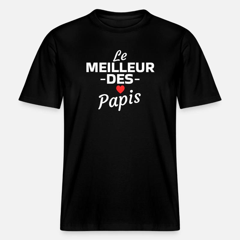 Das Beste unter den Opas -  RELAXED FIT Unisex Organic T-Shirt - Schwarz