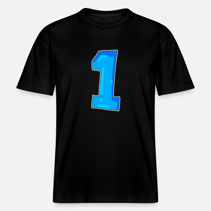 1 -  RELAXED FIT Unisex Organic T-Shirt - Schwarz