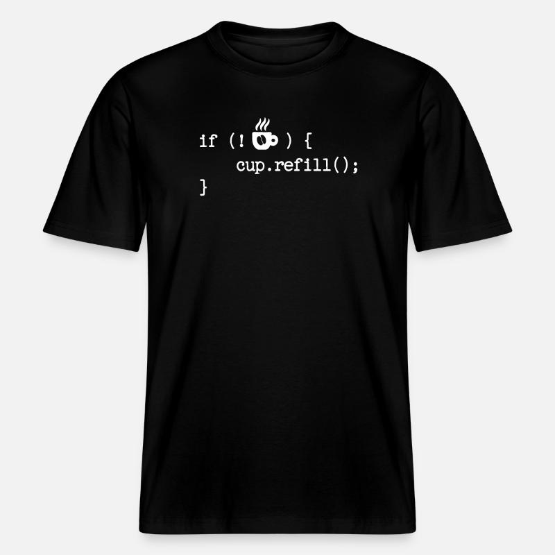 Debug Programmierer Coden Developer Computerfreak -  RELAXED FIT Unisex Organic T-Shirt - Schwarz
