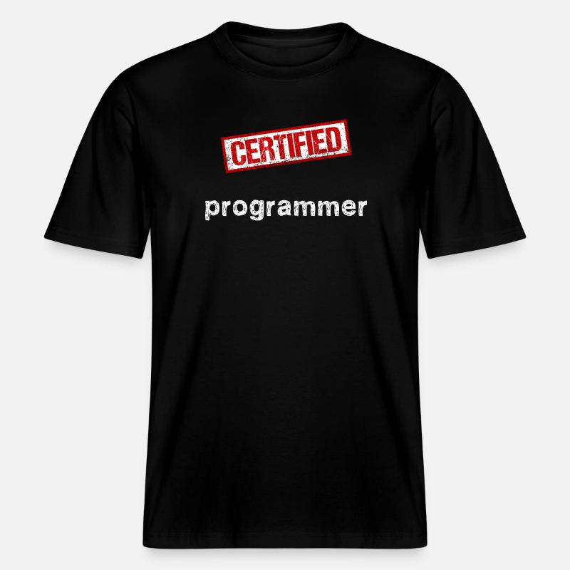 Programmierer - RELAXED FIT Unisex Organic T-Shirt - Schwarz