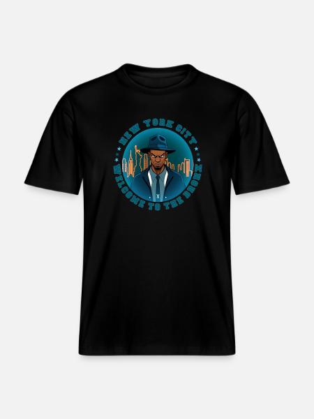 New York City -  RELAXED FIT Unisex Organic T-Shirt - black