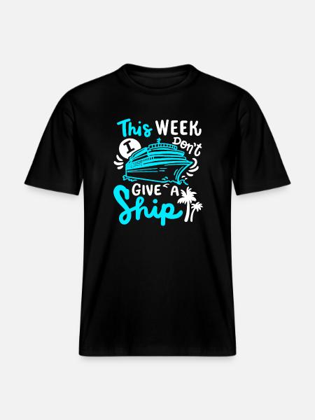 Kreuzfahrtschiff Urlaub - RELAXED FIT Unisex Organic T-Shirt - Schwarz