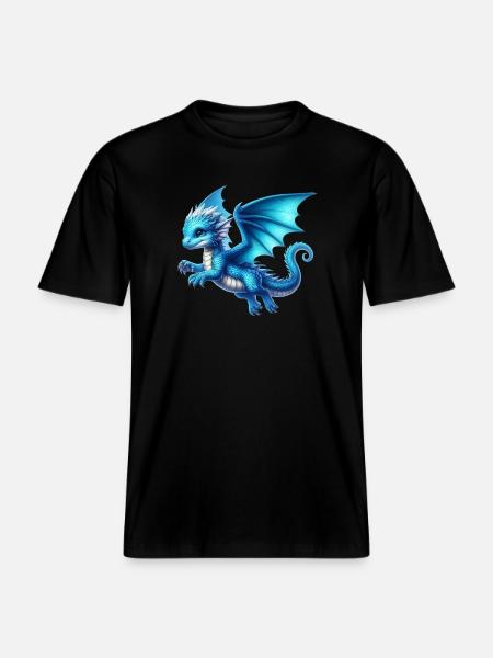Dragon -  RELAXED FIT Unisex Organic T-Shirt - black
