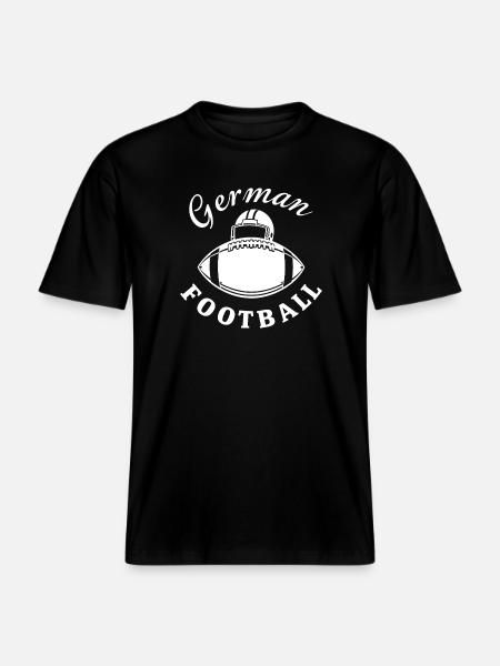 German Football - RELAXED FIT Unisex Organic T-Shirt - black