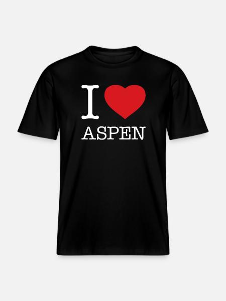 J’ADORE ASPEN - T-shirt unisexe RELAXED FIT en coton bio - noir