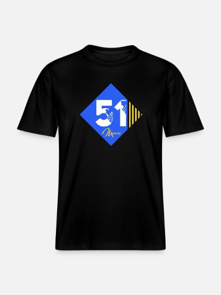 51 - RELAXED FIT Unisex Organic T-Shirt - black