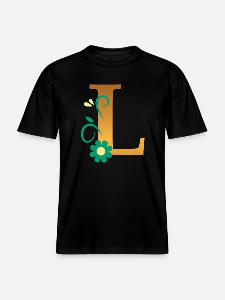 L - RELAXED FIT Unisex Organic T-Shirt - black
