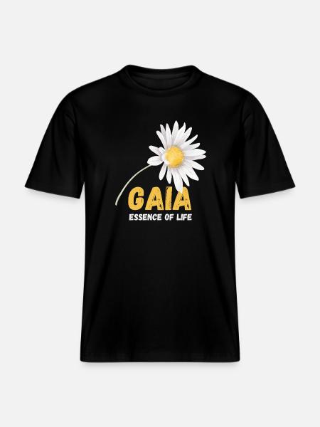 Earth’s spirit - T-shirt unisexe RELAXED FIT en coton bio - noir