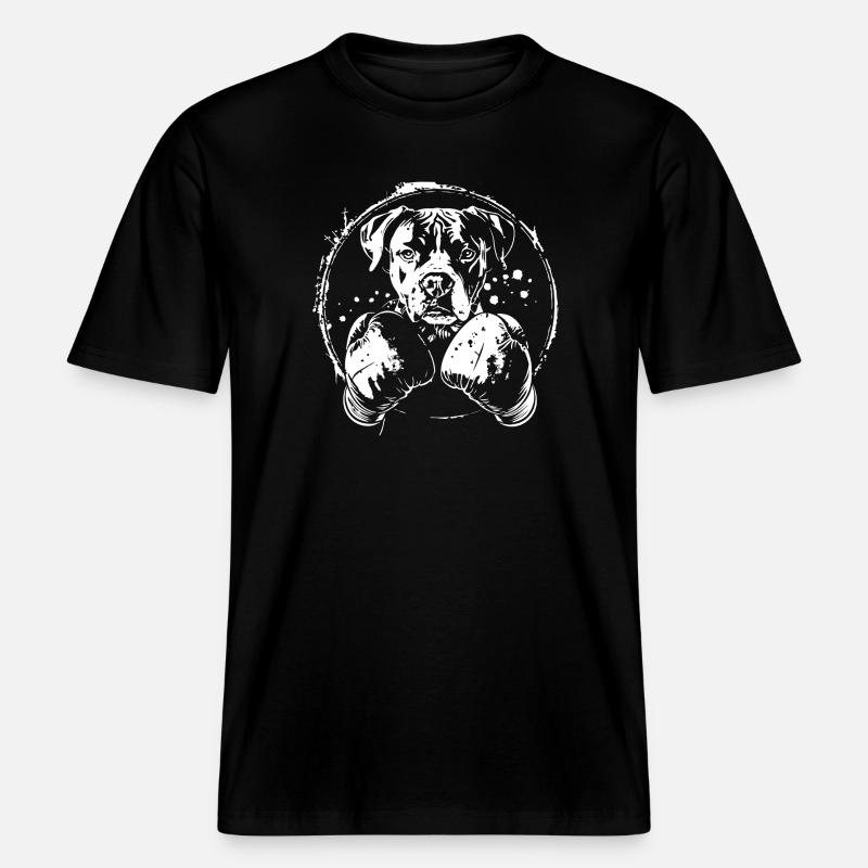 Boxer pour chien Boxe MMA - T-shirt unisexe RELAXED FIT en coton bio - noir