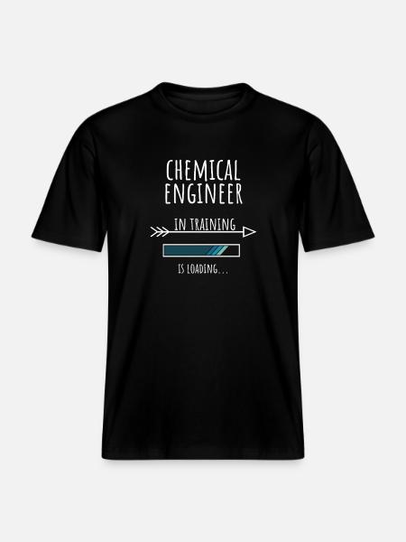 Gift Profession Education Chemical Engineer -  RELAXED FIT Unisex Organic T-Shirt - black