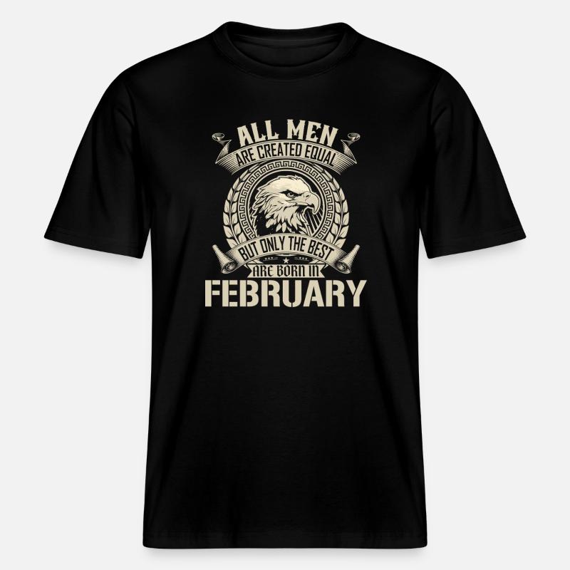 February Eagle Unity Statement -  RELAXED FIT Unisex Organic T-Shirt - black