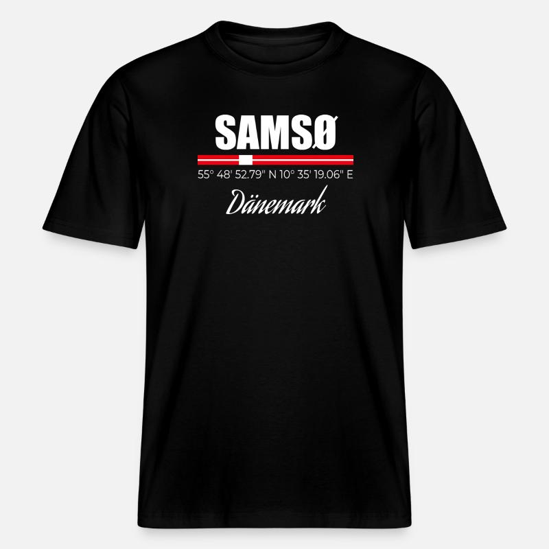 Samso -  RELAXED FIT Unisex Organic T-Shirt - black