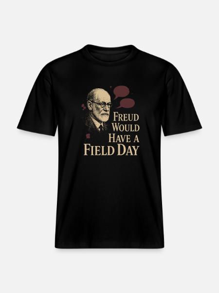 Future psychologist diagnose me - RELAXED FIT Unisex Organic T-Shirt - black