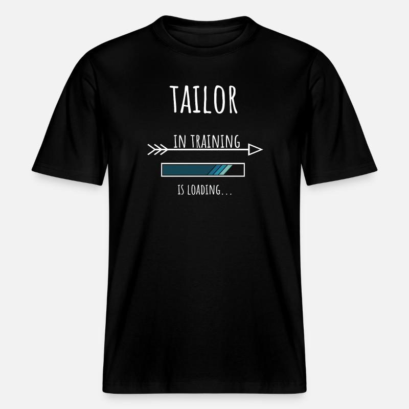 Tailor Geschenk Beruf Ausbildung Schneider -  RELAXED FIT Unisex Organic T-Shirt - Schwarz