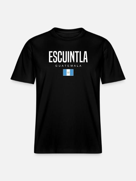 Escuintla Guatemala Guatemalteken -  RELAXED FIT Unisex Organic T-Shirt - black