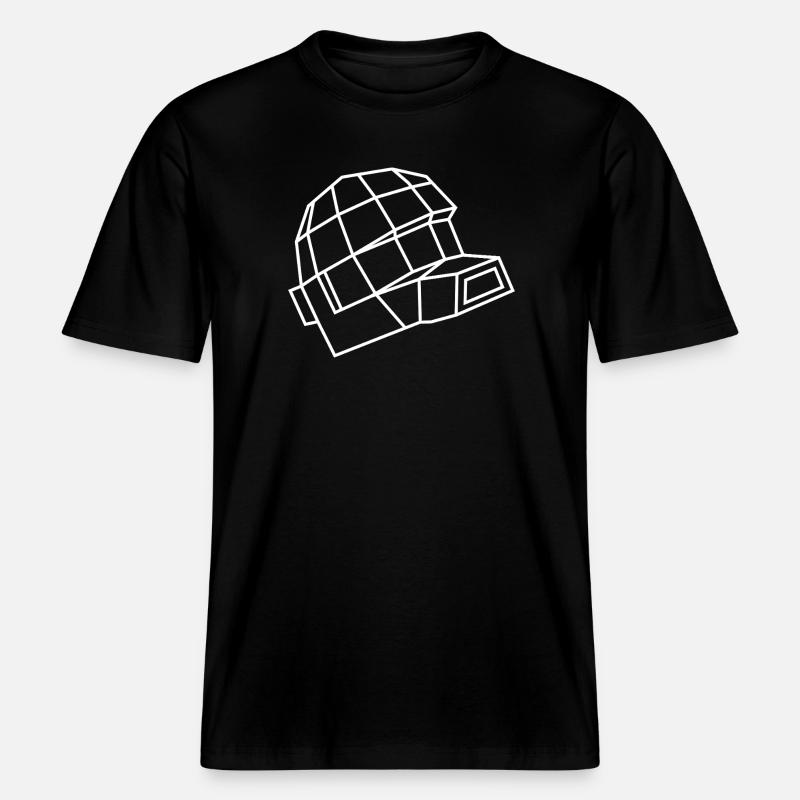 Daft Helm – Electro, Dance & Robot Style - RELAXED FIT Unisex Organic T-Shirt - Schwarz
