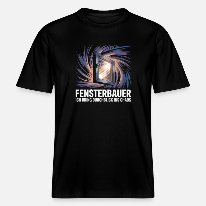 Window Manufacturer -  RELAXED FIT Unisex Organic T-Shirt - black