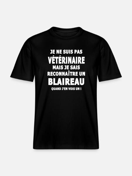 recognizes a badger humor sarcsme - RELAXED FIT Unisex Organic T-Shirt - black