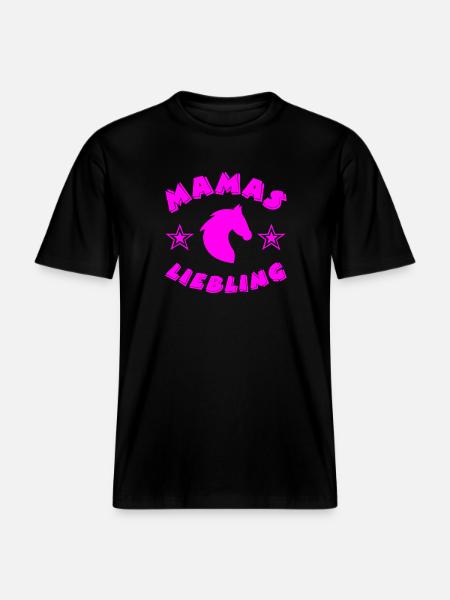 Chevaux - T-shirt unisexe RELAXED FIT en coton bio - noir