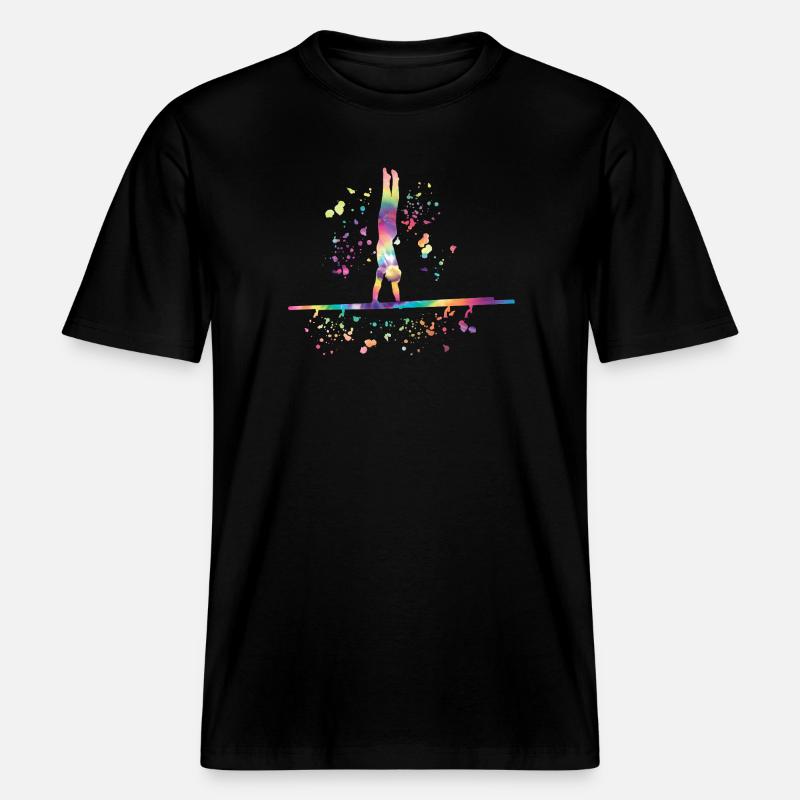 Ginnastica Parallele Ginnastica Artistica -  Maglietta ecologica Unisex RELAXED FIT - nero
