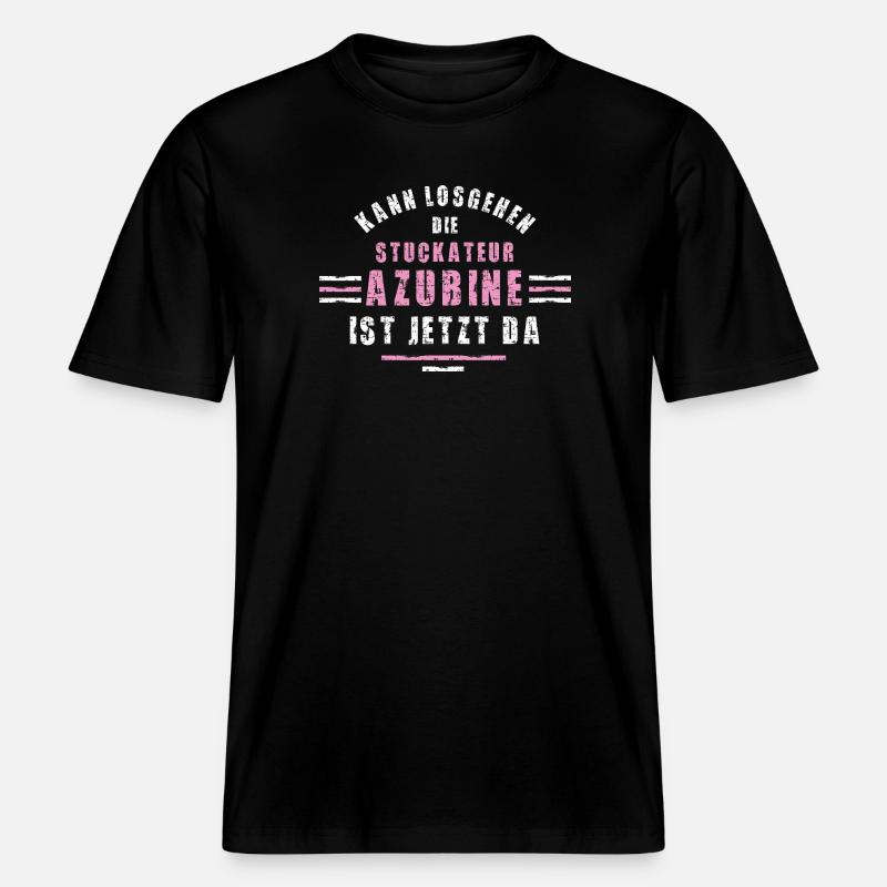 Plasterer apprentice training apprenticeship plasterer -  RELAXED FIT Unisex Organic T-Shirt - black